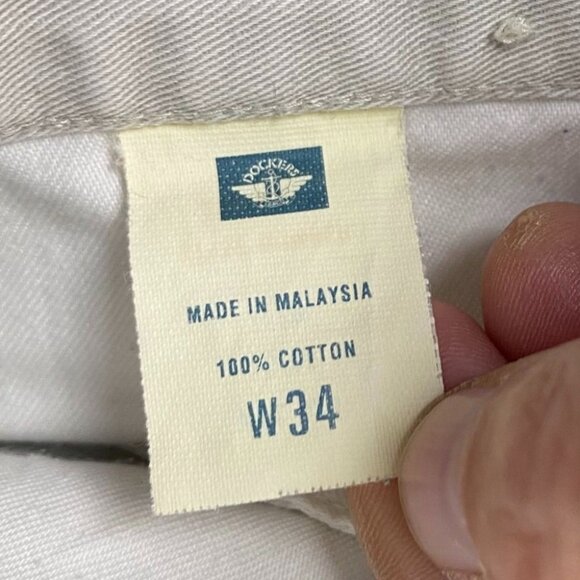 Dockers Mens Courier Short Weathered Gab Khaki 100% Cotton W34 - Picture 7 of 14